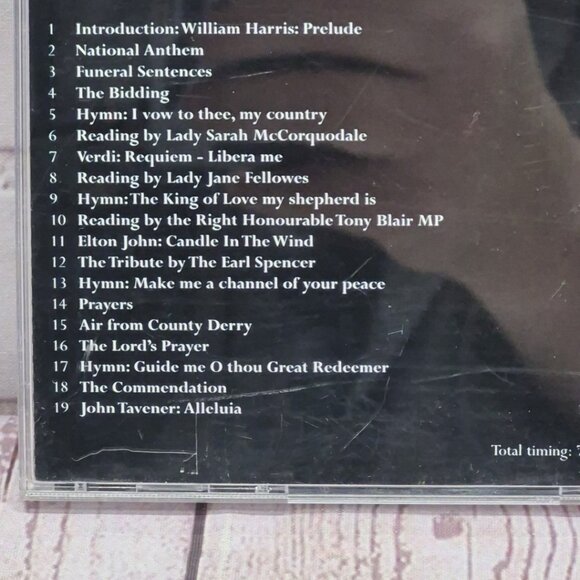 Diana, Princess of Wales: The BBC Recording of the Funeral Service CD, Booklet - Picture 5 of 7